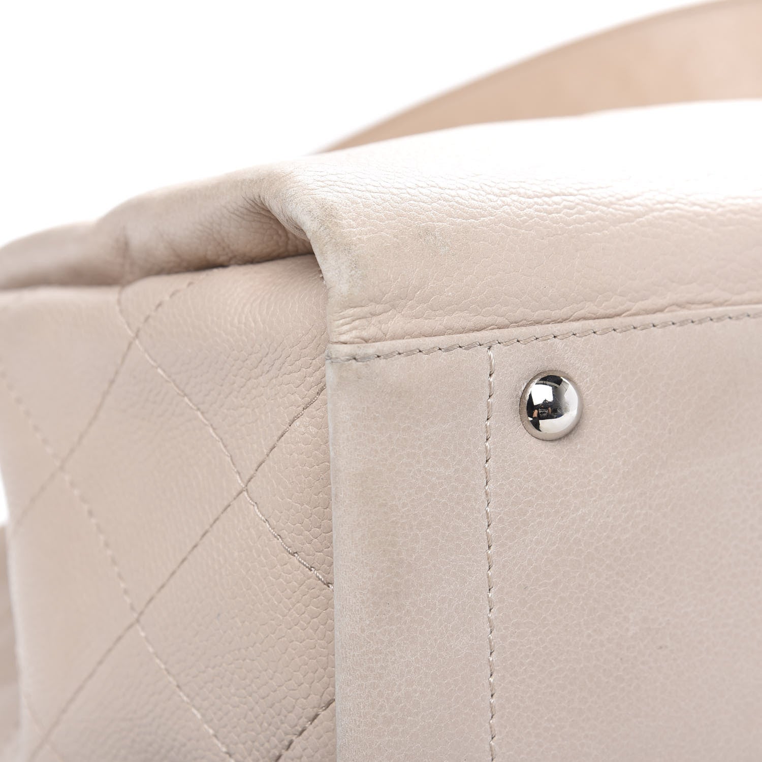 Chanel Caviar Executive Cerf Shopper Tote Beige 10 of 18