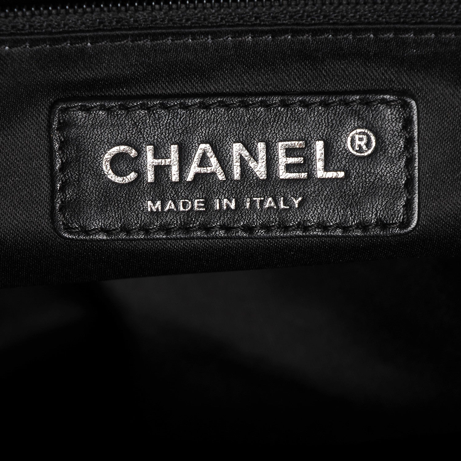 Chanel Glazed Calfskin Large Twisted Tote Black 10 of 10