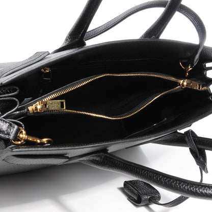 Saint Laurent Grained Calfskin Small Sac De Jour Black 5 of 7