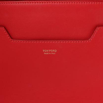 Tom Ford Calfskin Medium Jennifer Crossbody Flame Red 7 of 14