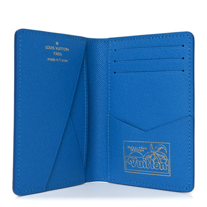 Louis Vuitton Monogram Surfin' Pocket Organizer NM Blue 5 of 8