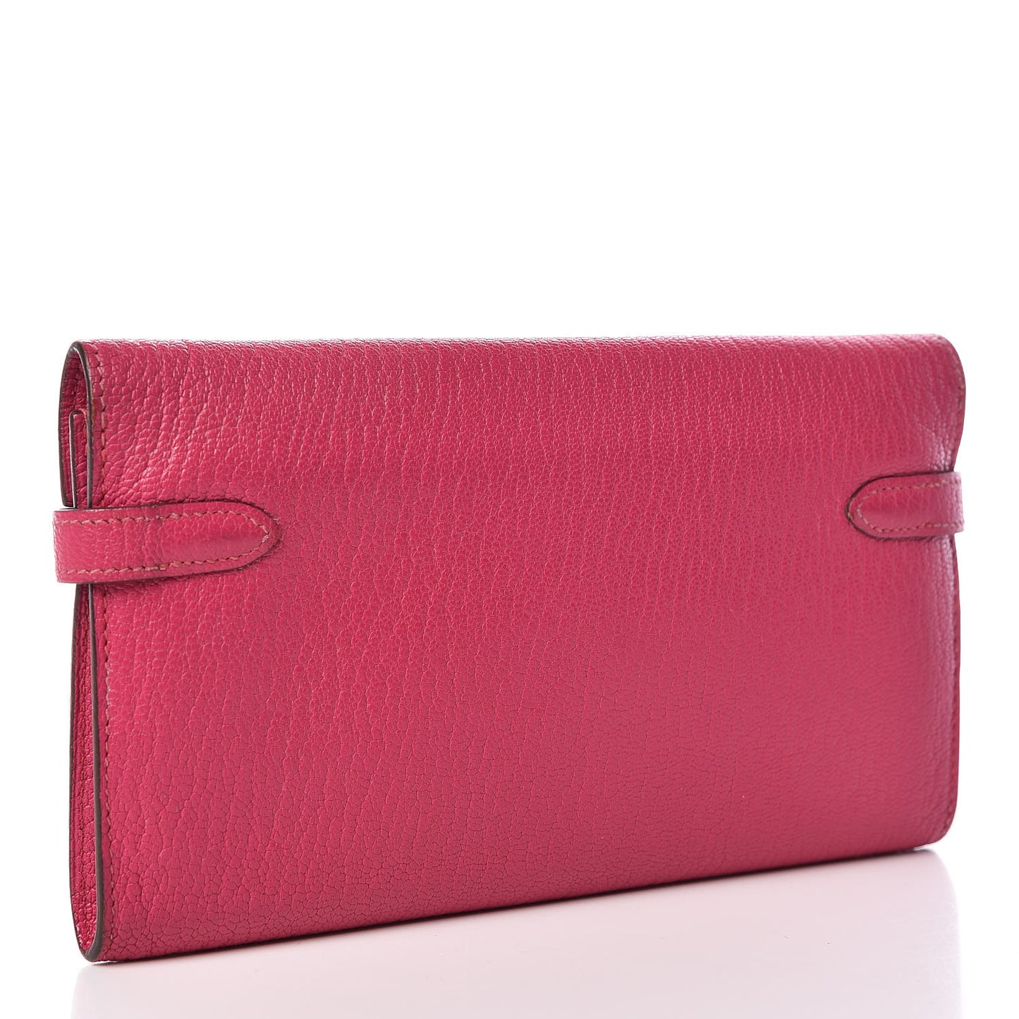 Chevre Mysore Kelly Longue Wallet Rose Shocking