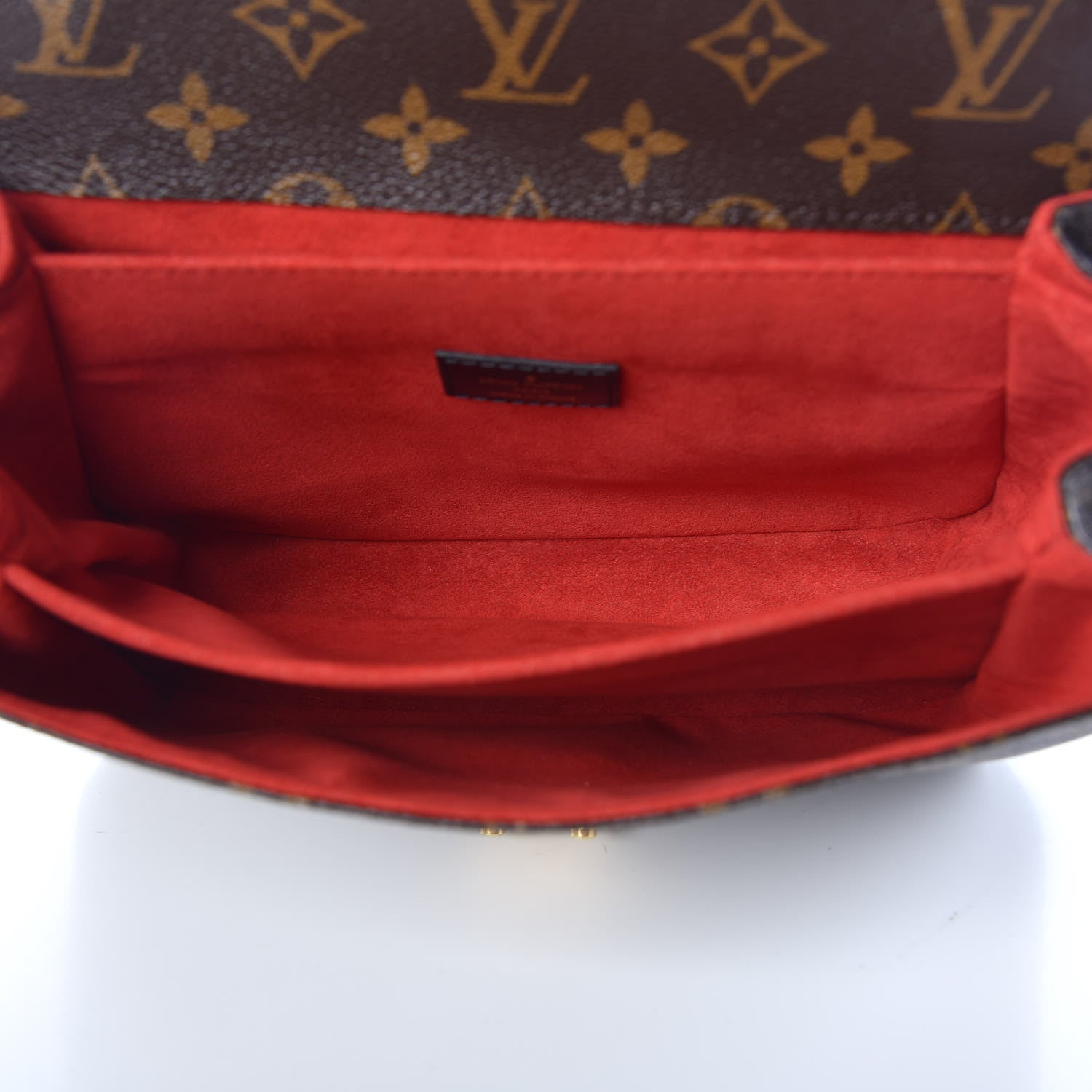 Louis Vuitton Monogram Braided Pochette Metis Coquelicot 5 of 8