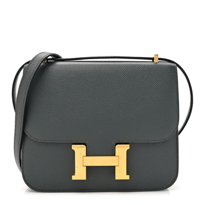 Hermes Epsom Constance 18 Bleu Orage 1 of 17