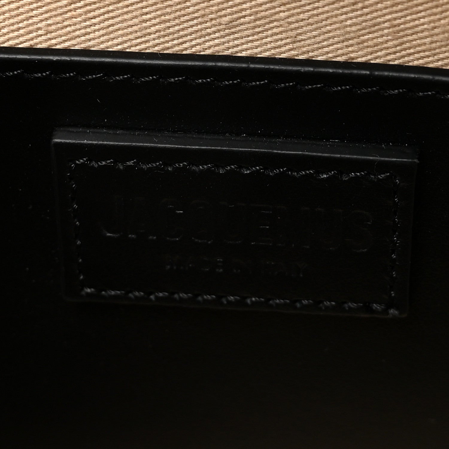 Jacquemus Smooth Calfskin Le Bambino Long Black 6 of 9