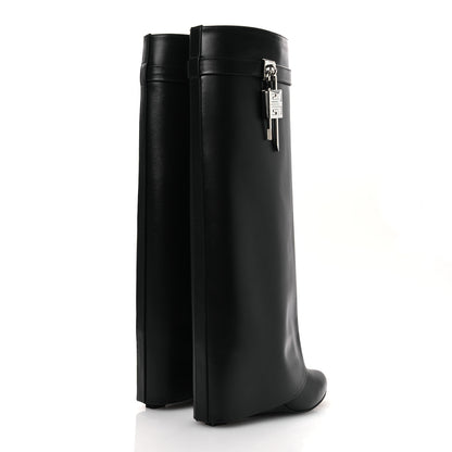 Givenchy Calfskin Shark Lock Pant Boots 40 Black 5 of 12