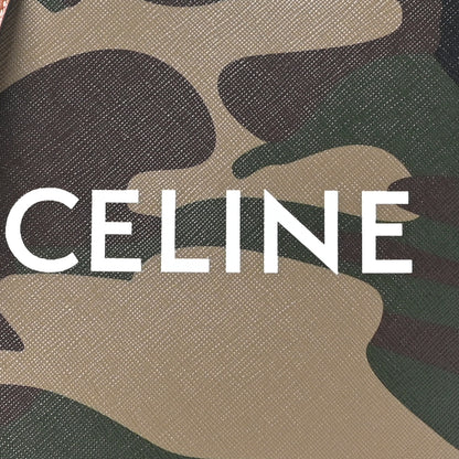 Celine Canvas Calfskin Mini Vertical Cabas Khaki 7 of 9