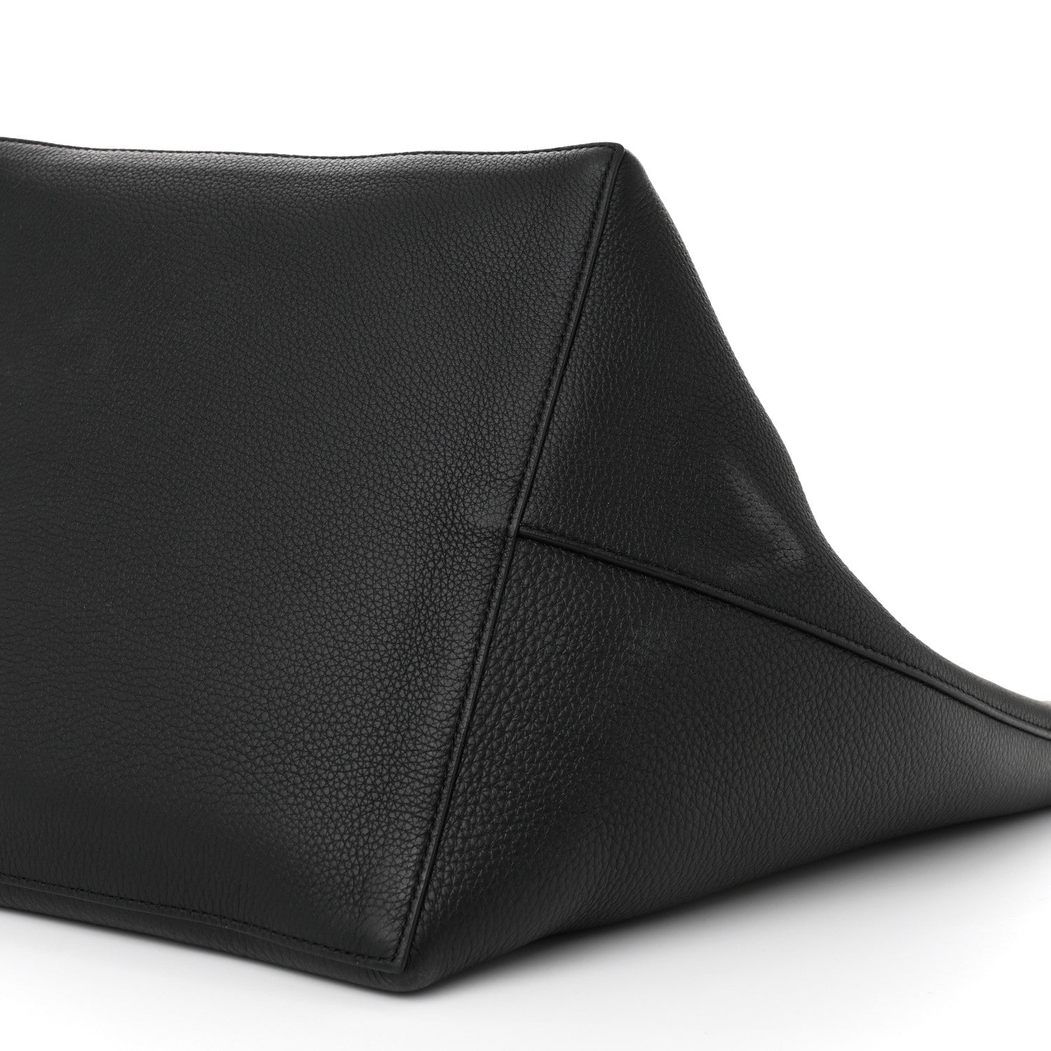 The Row Grained Calfskin Park Tote Three Black 10 of 12