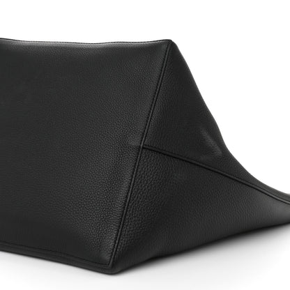 The Row Grained Calfskin Park Tote Three Black 10 of 12