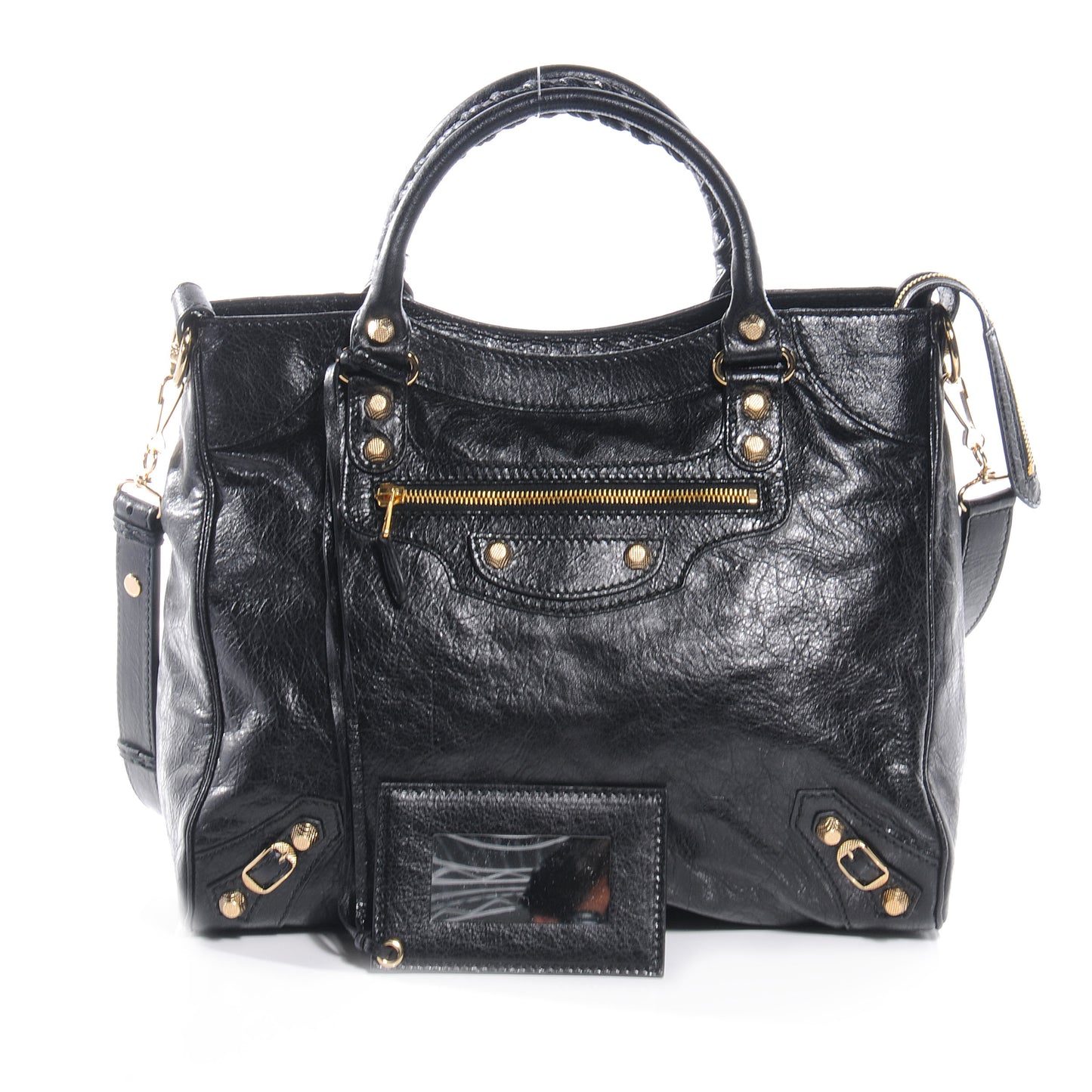 Agneau Giant 12 Gold Hardware Velo Black