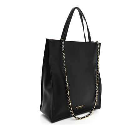 Chanel Calfskin Small Shopping Bag Black 3 of 10