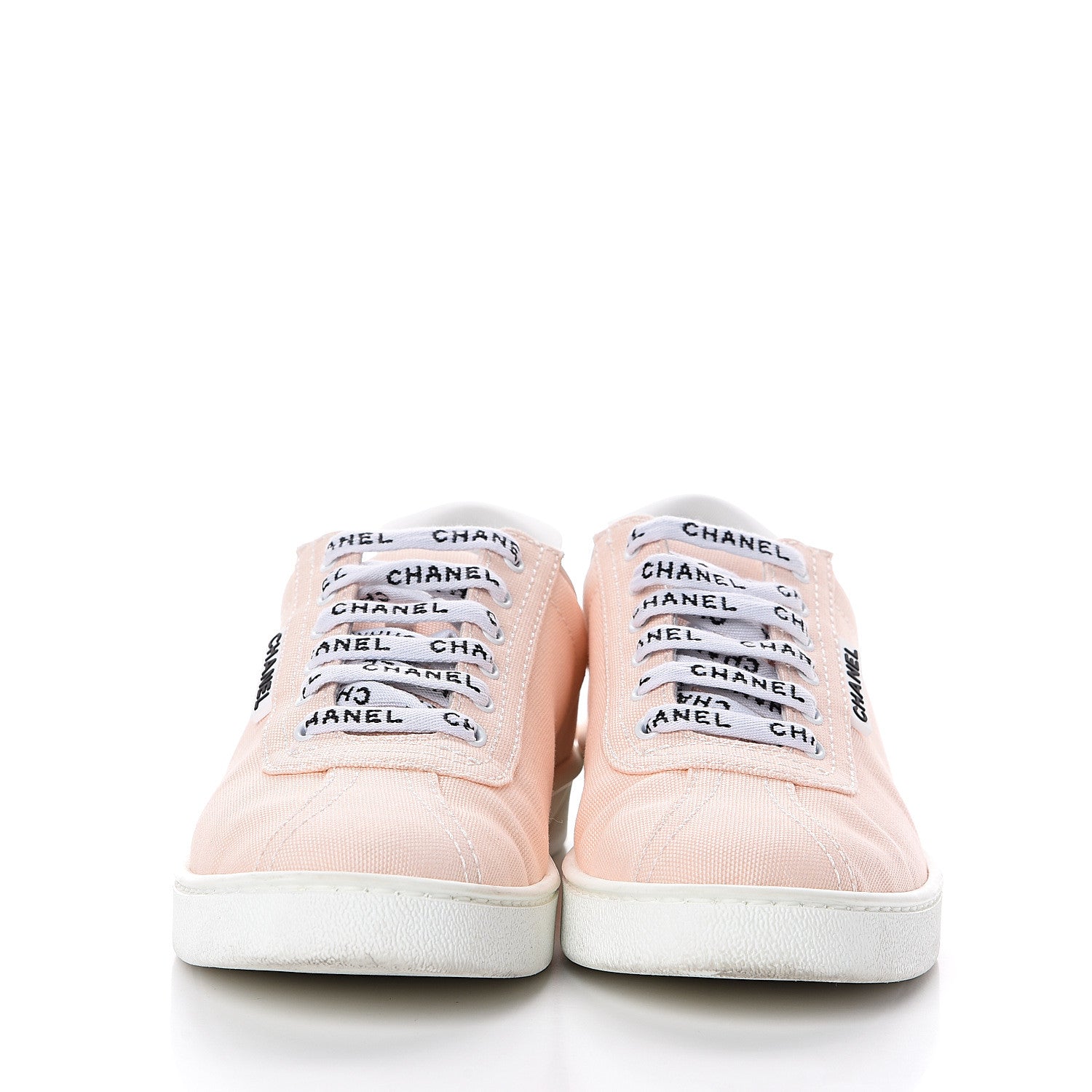 Chanel Canvas Womens Sneakers 38 Light Pink 2 of 7