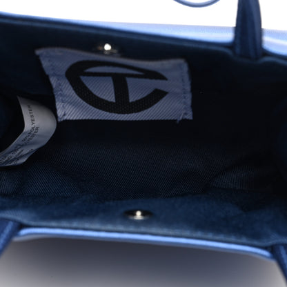 Telfar Metallic Vegan Leather Small Shopping Bag Cobalt 5 of 9