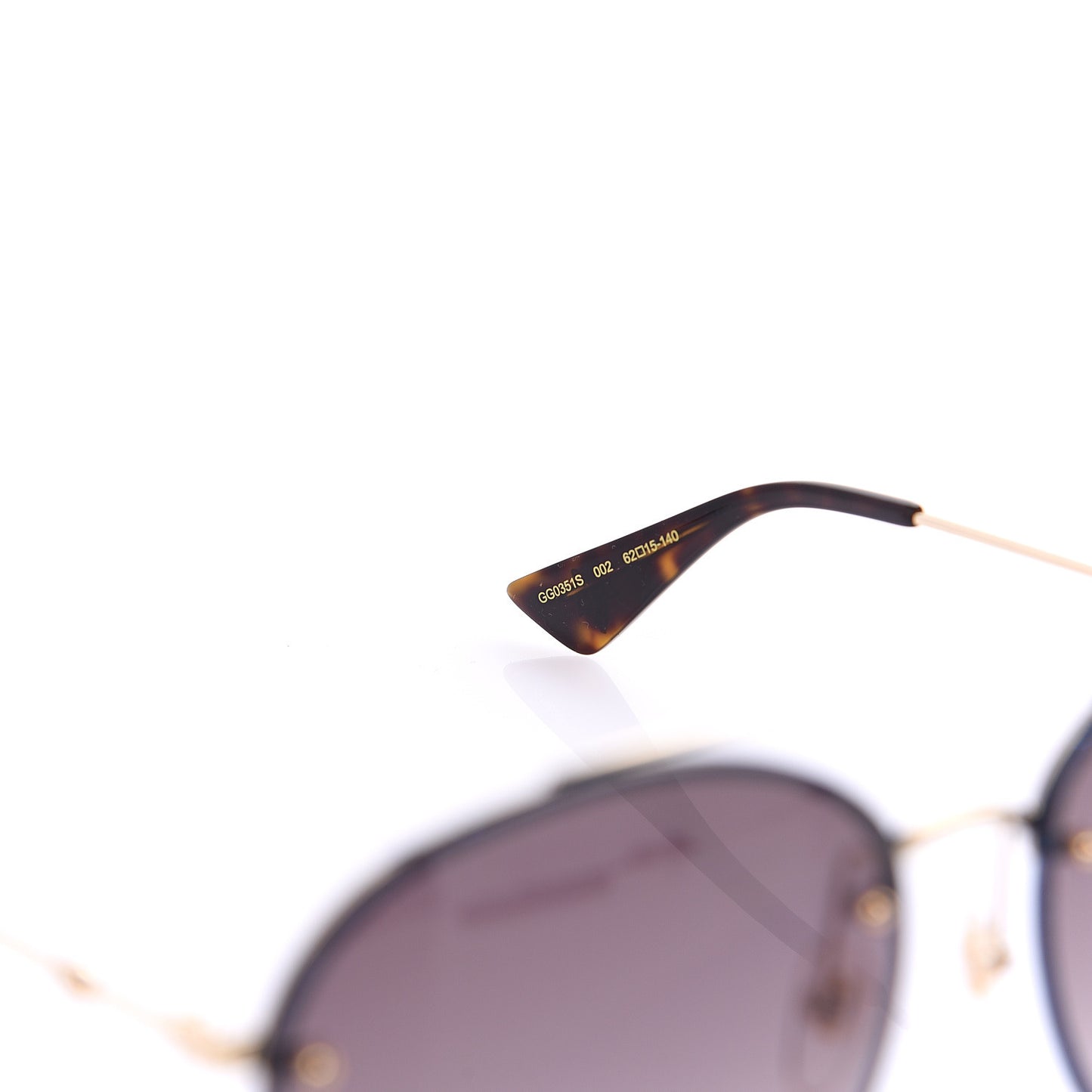 Glitter Aviator Sunglasses GG0351S Blue
