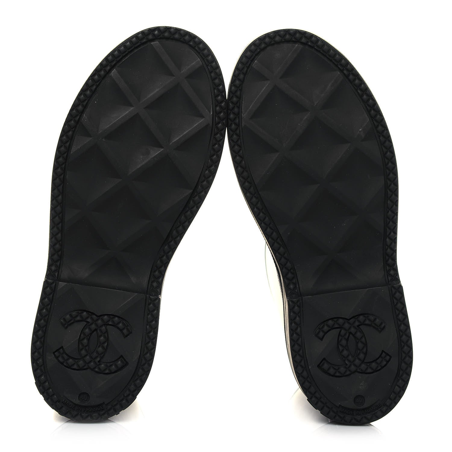 Chanel Caoutchouk CC High Boots 40 Black 5 of 8