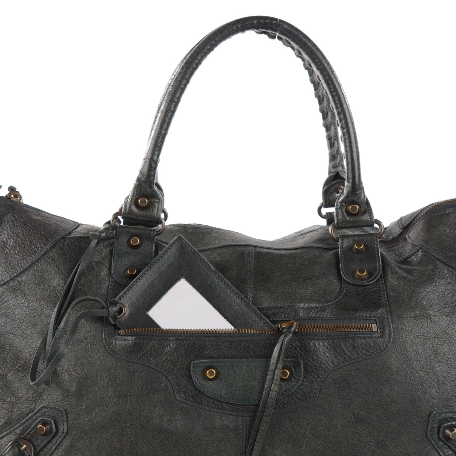 Balenciaga Agneau Classic Hardware Work Anthracite 3 of 11