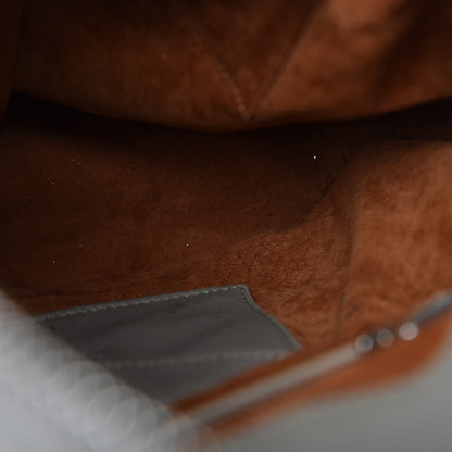 MCM Calfskin Monogram Shoulder Bag Taupe 22 of 23