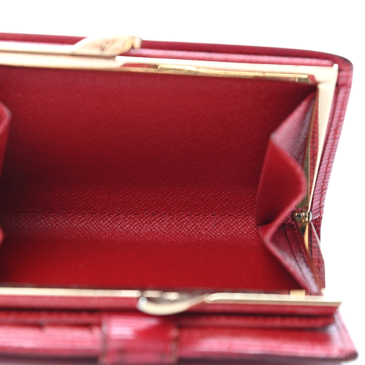 Epi French Purse Wallet Castillan Red