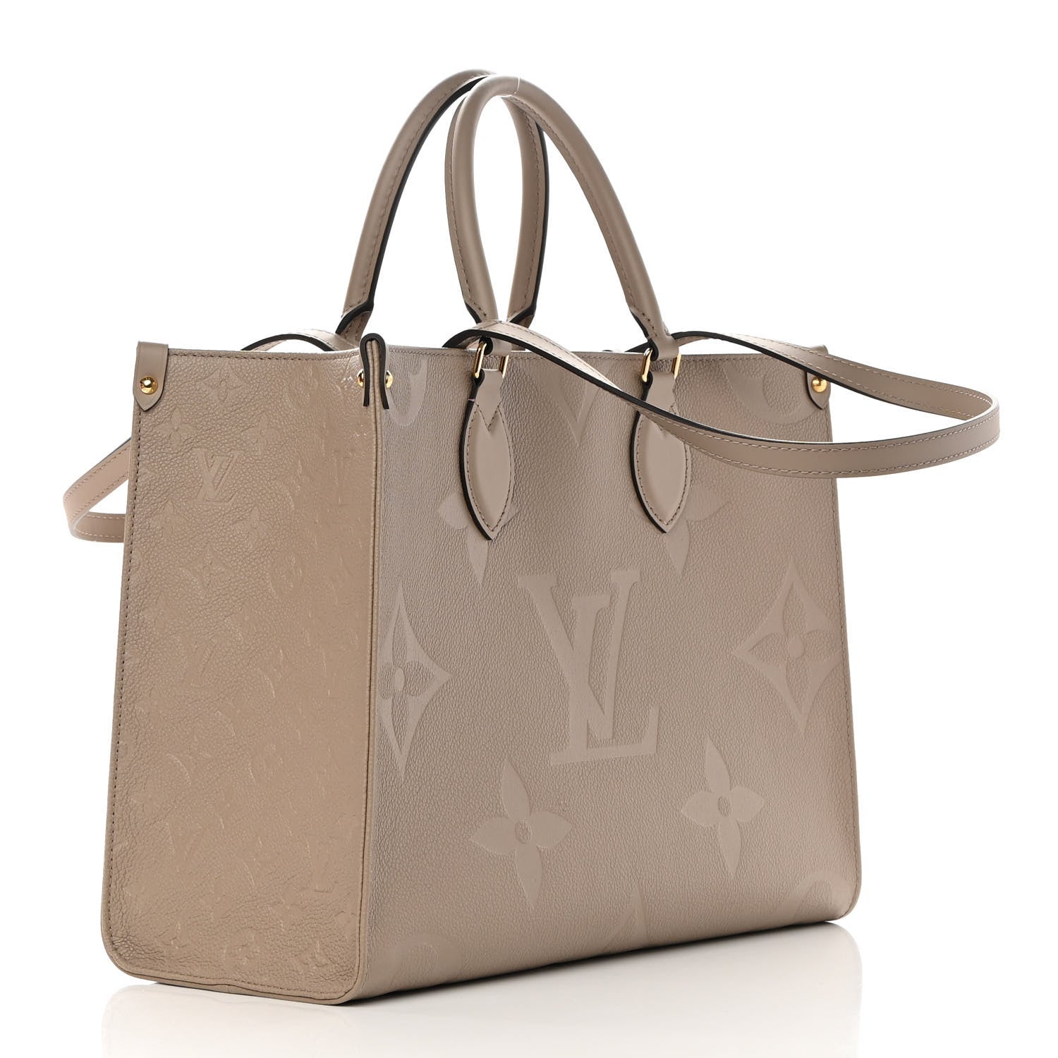 Louis Vuitton Empreinte Monogram Giant Onthego MM Tourterelle 3 of 10