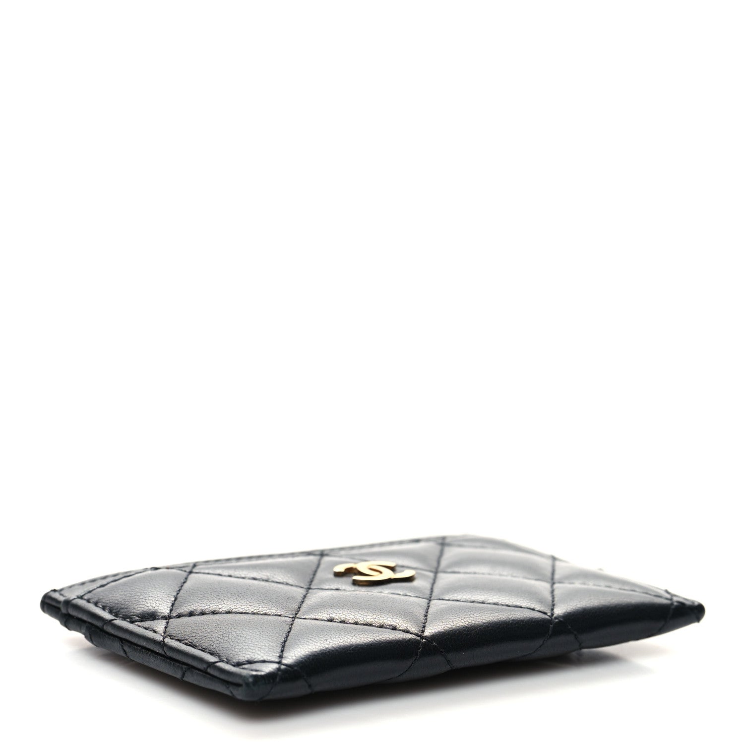 Chanel Lambskin Quilted Card Holder Black 4 of 10