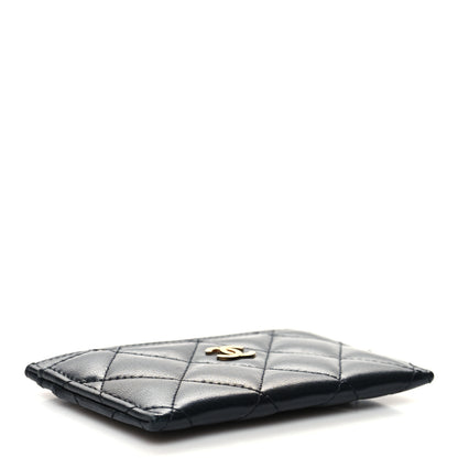 Chanel Lambskin Quilted Card Holder Black 4 of 10