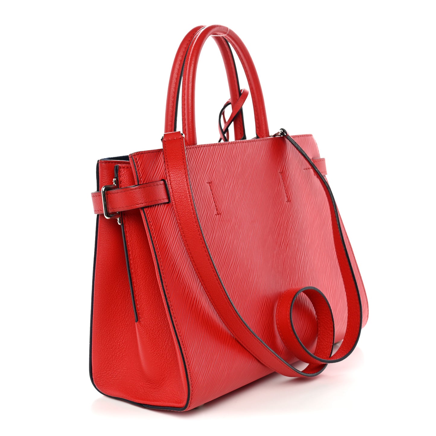 Epi Twist Tote Coquelicot