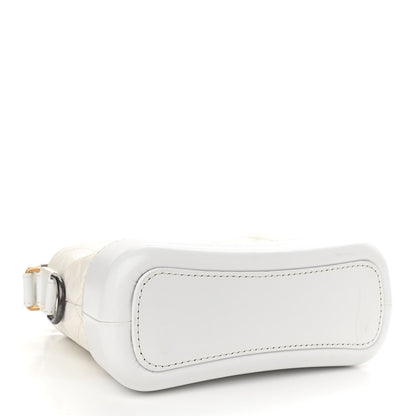 Chanel Aged Calfskin Quilted Small Gabrielle Hobo White 4 of 13