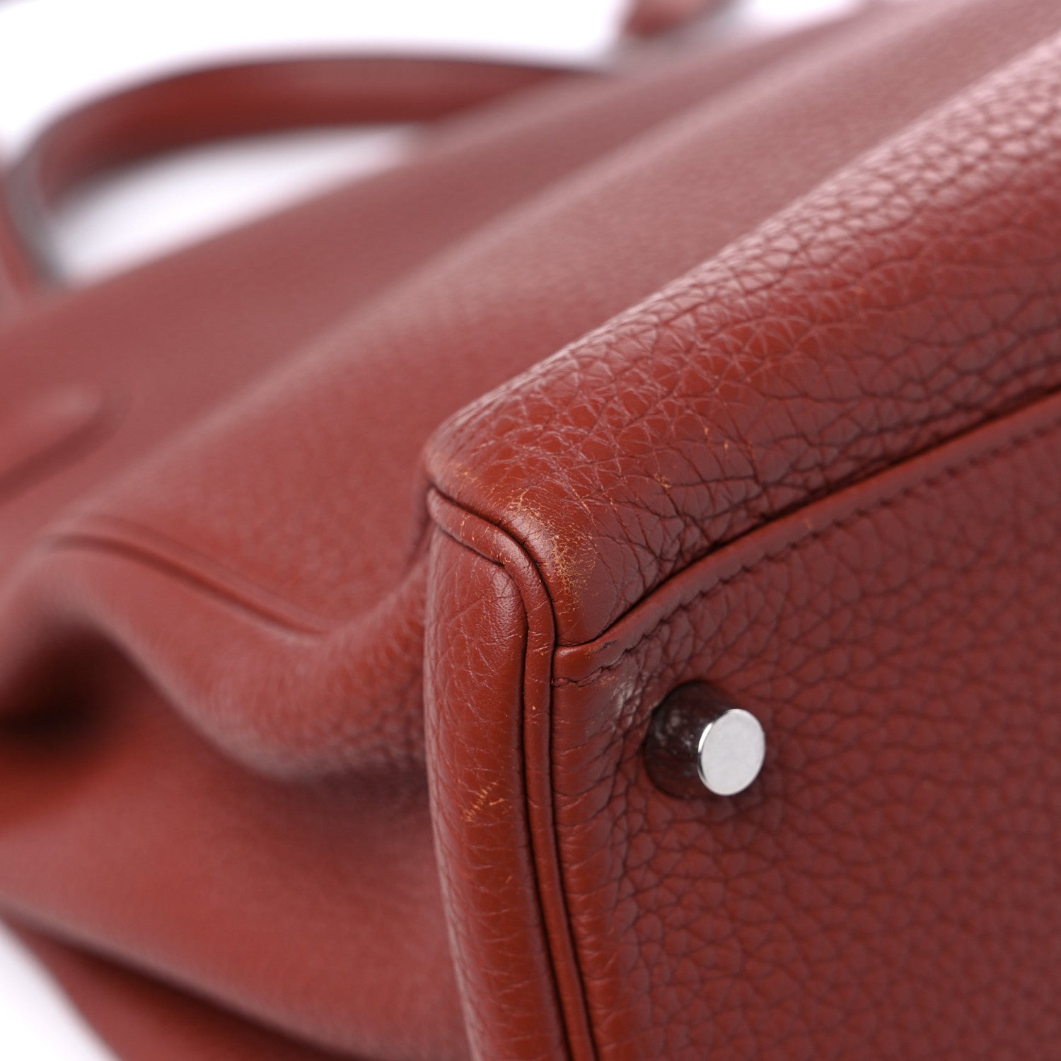 Hermes Togo Kelly Retourne 35 Brique 10 of 14