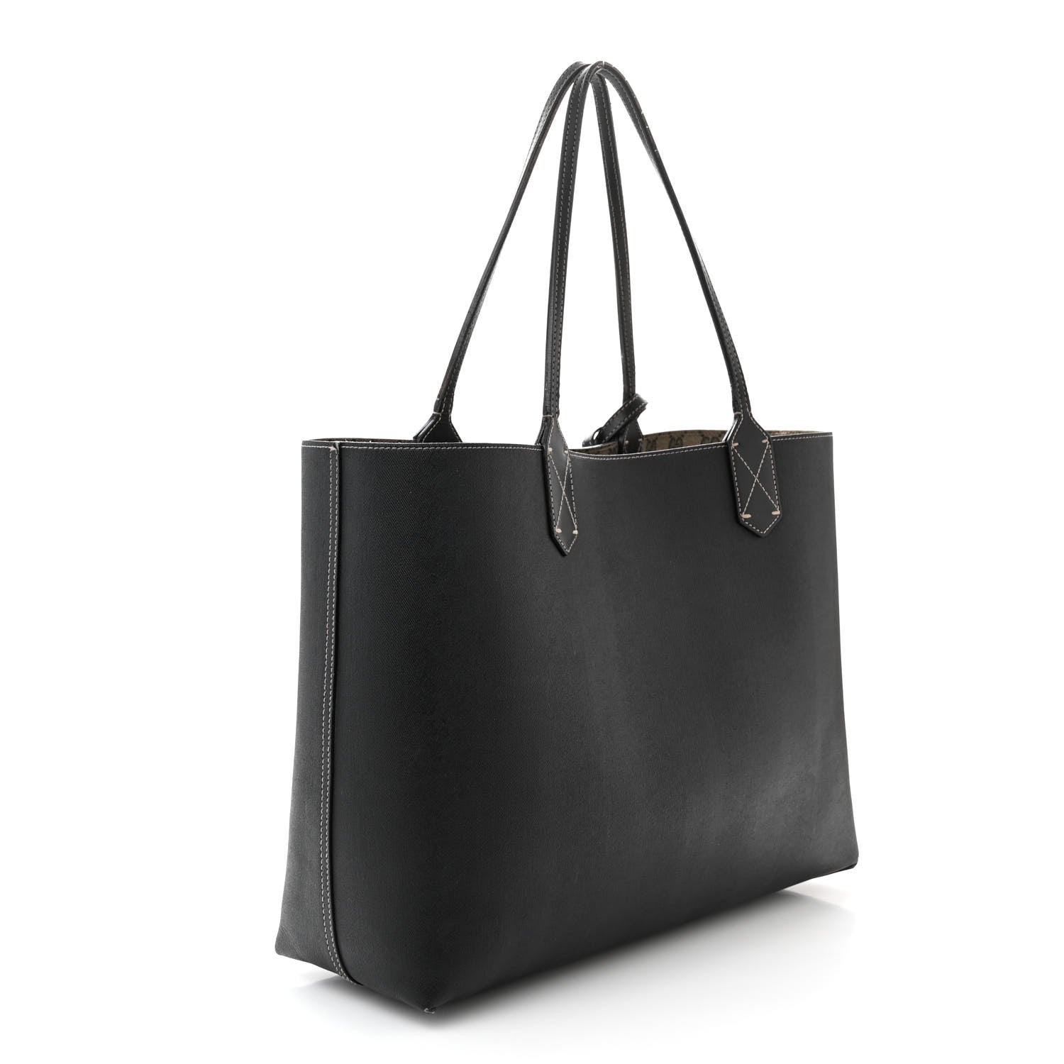 Gucci Calfskin GG Supreme Monogram Medium Reversible Tote Black 5 of 20