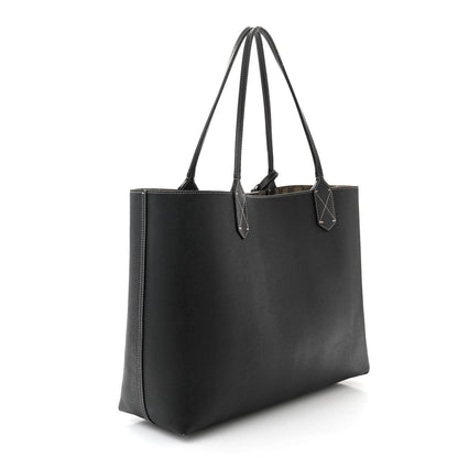 Gucci Calfskin GG Supreme Monogram Medium Reversible Tote Black 5 of 20