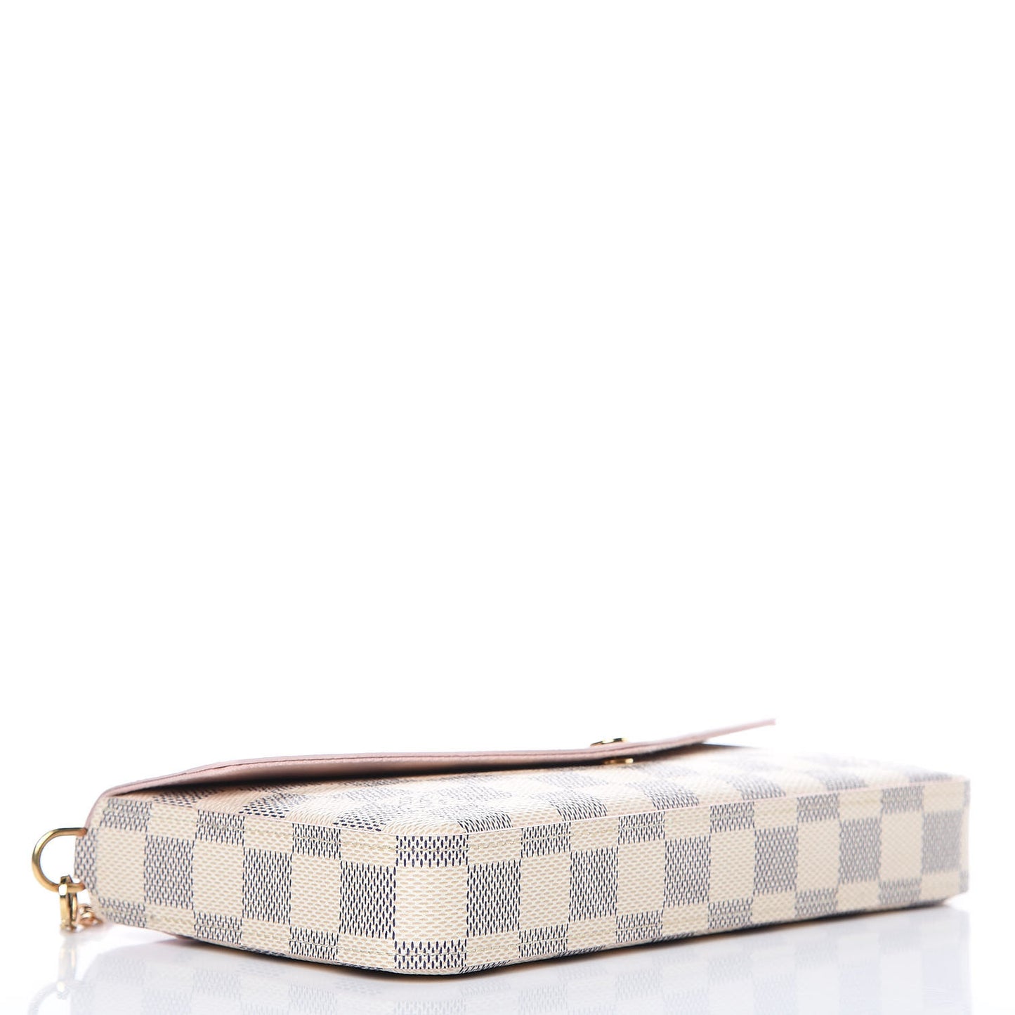 Damier Azur Calfskin Pochette Felicie Eau de Rose