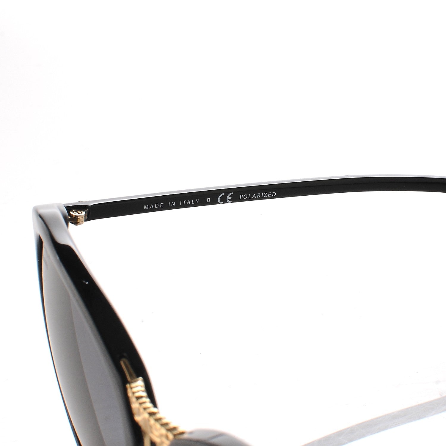 Chanel Acetate Polarized Butterfly Winter Sunglasses 5382 Black 6 of 10