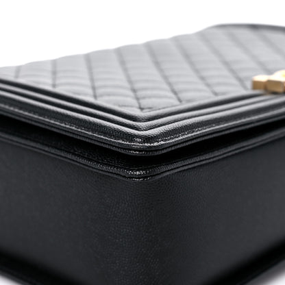 Chanel Caviar Quilted Large Boy Flap Black 8 of 15