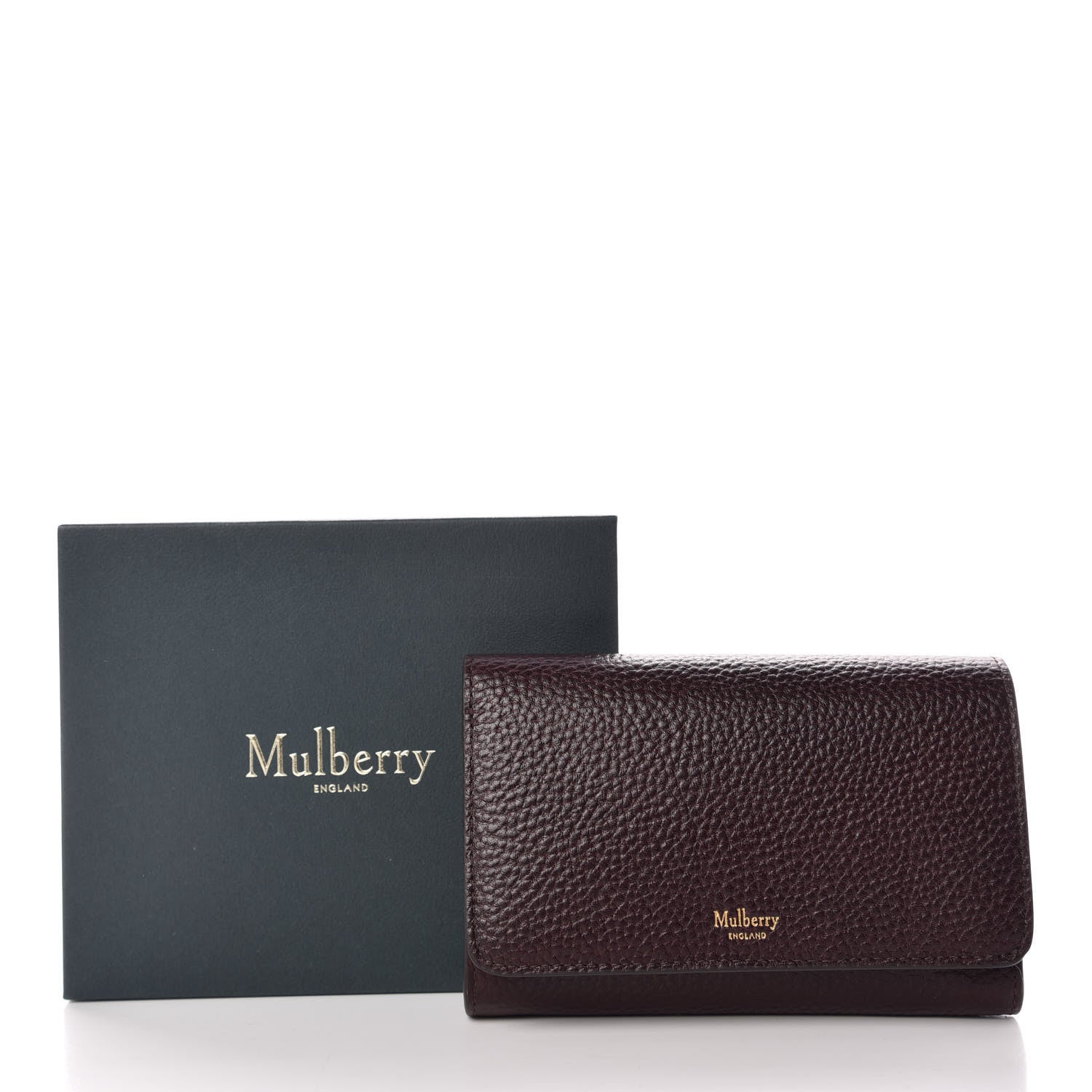 Mulberry Grain Vegetable Tanned Calfskin Medium Continental Wallet Oxblood 10 of 10