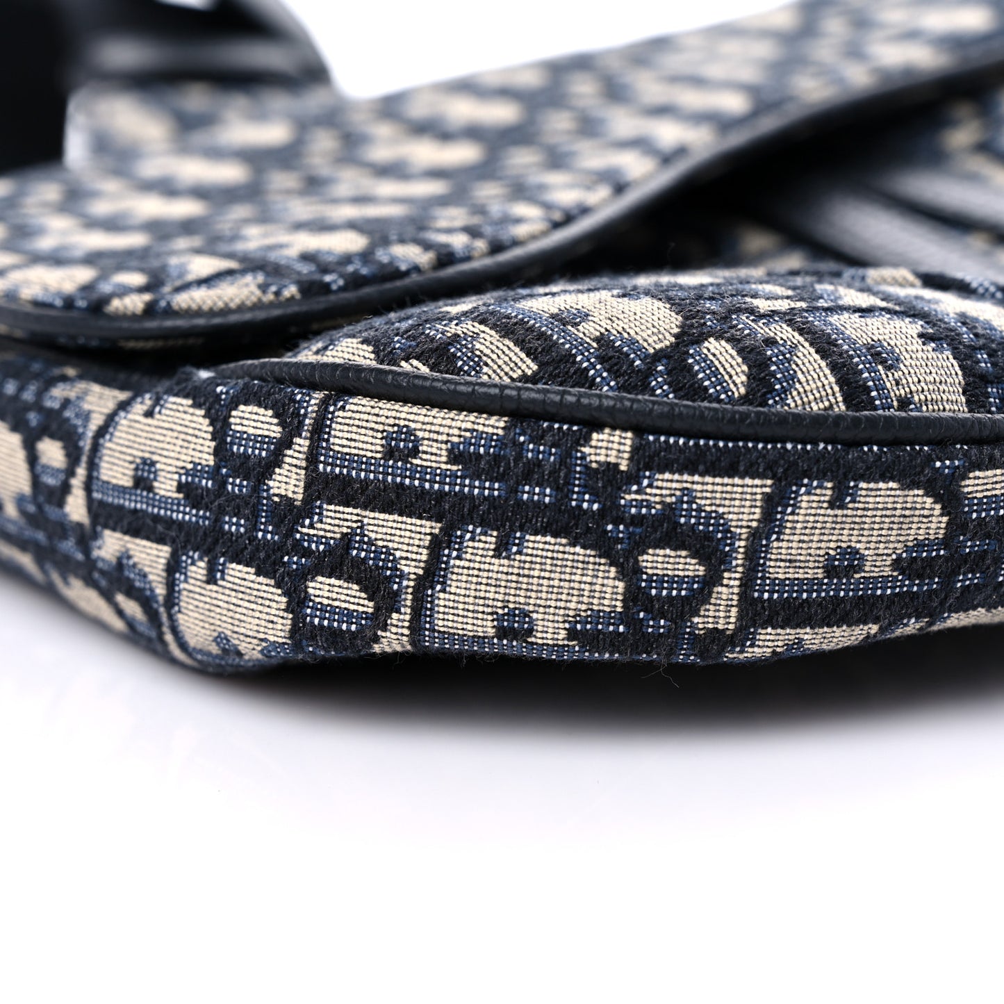 Oblique Mens Saddle Bag Blue