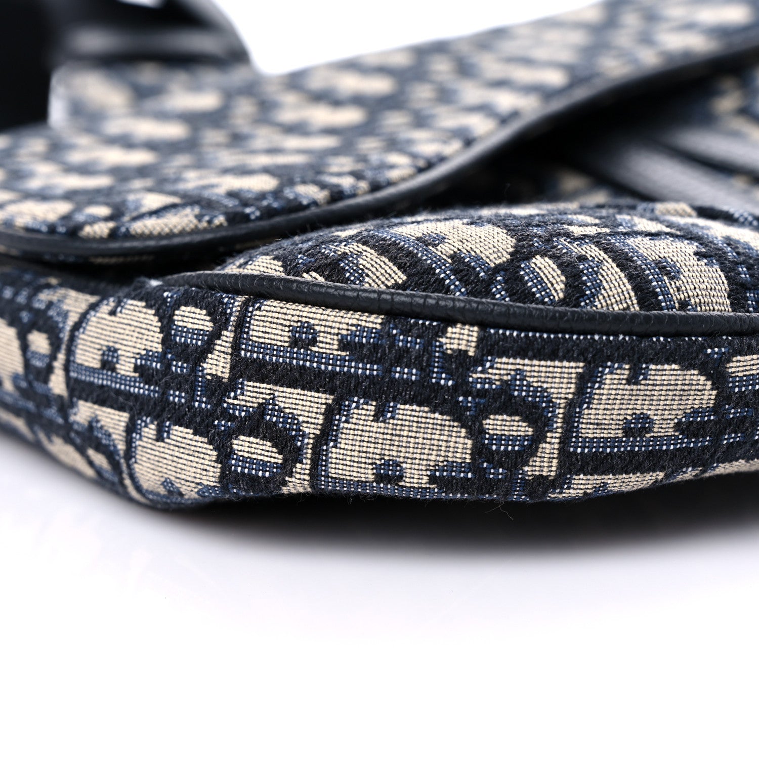Christian Dior Oblique Mens Saddle Bag Blue 6 of 8