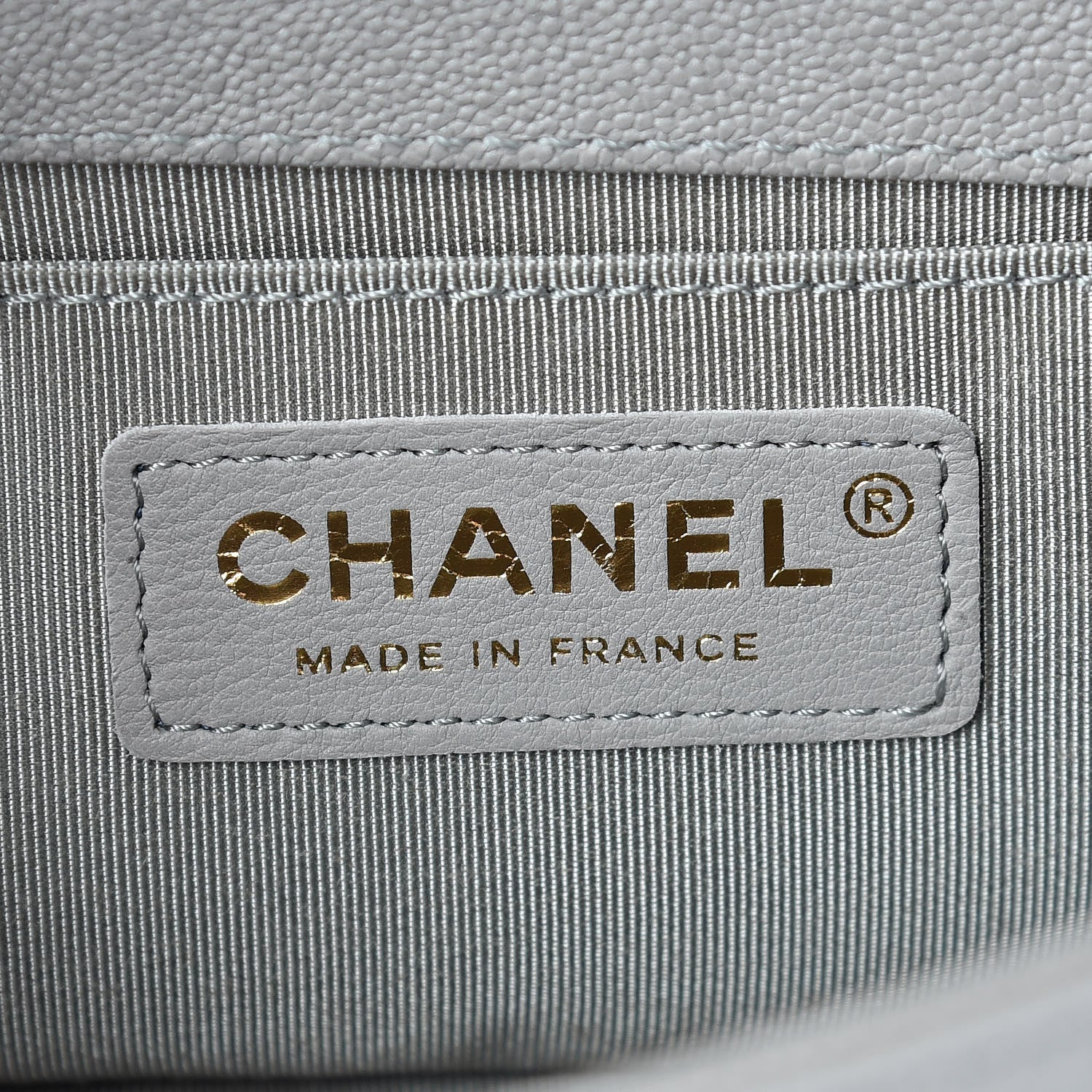 Chanel Caviar Quilted Small Boy Flap Grey 6 of 13