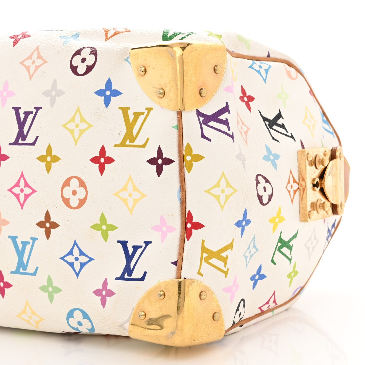 Monogram Multicolor Speedy 30 White