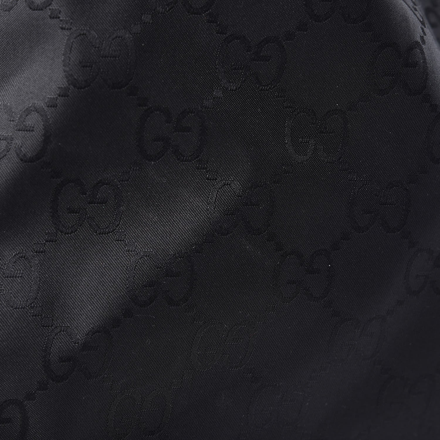 Gucci Nylon Monogram Oversized Overnight Bag Black 11 of 12