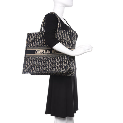 Christian Dior Oblique Book Tote Blue Multicolor 2 of 10