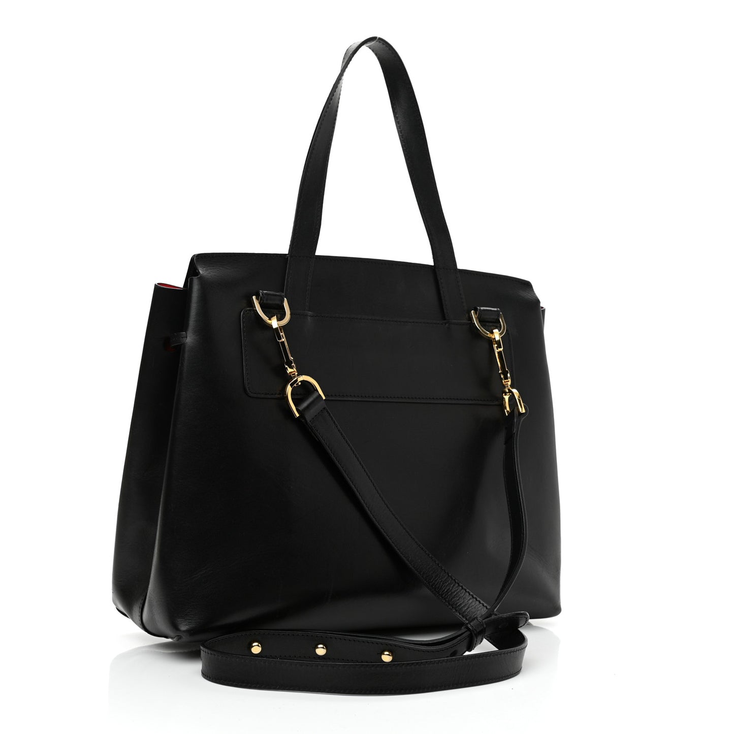 Calfskin Mini Lady Bag Black Flamma