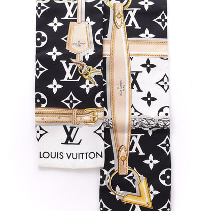 Louis Vuitton Silk Monogram Confidential Bandeau Black 2 of 4