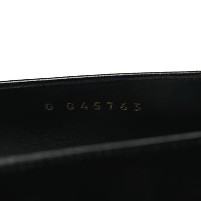 Chanel Shiny Lambskin Grosgrain Pearl Mary Jane Flats 37 Black 10 of 11