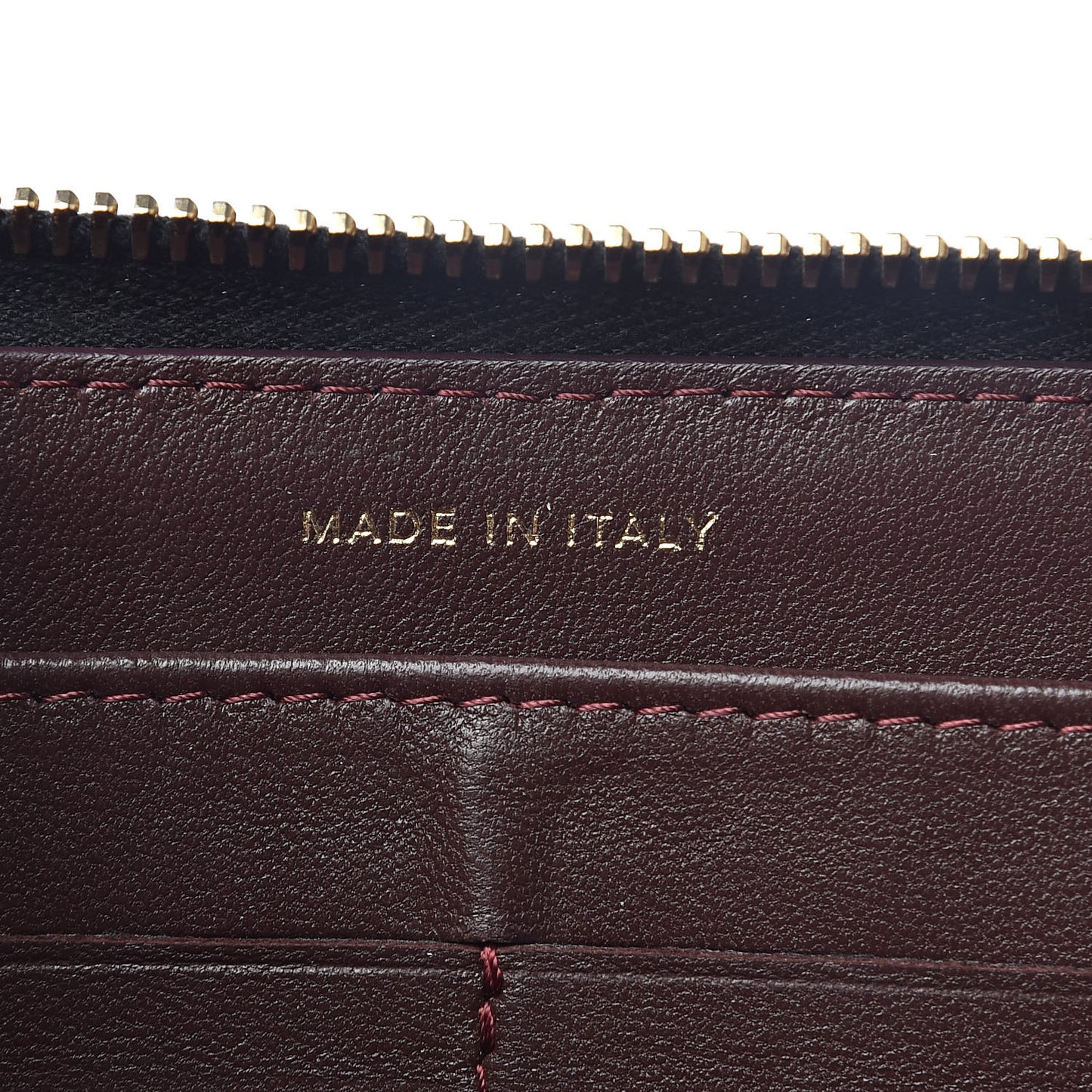 Lambskin Quilted Large Gusset Zip Around Wallet Black