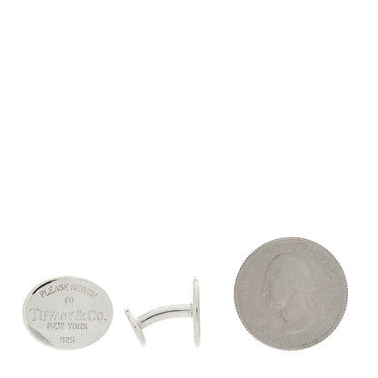 Tiffany Sterling Silver Return To Tiffany Cufflinks 5 of 5