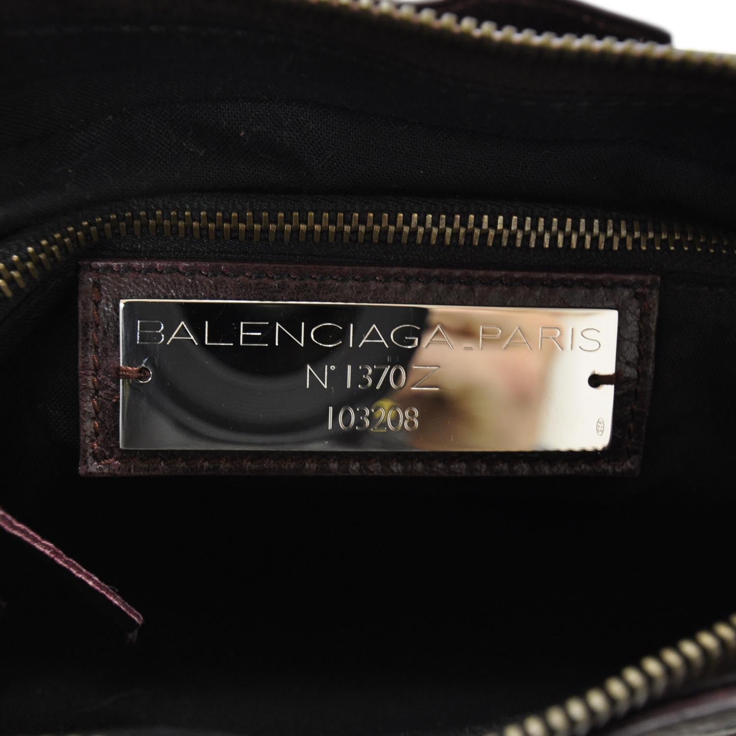 Balenciaga Chevre First Bordeaux 8 of 12