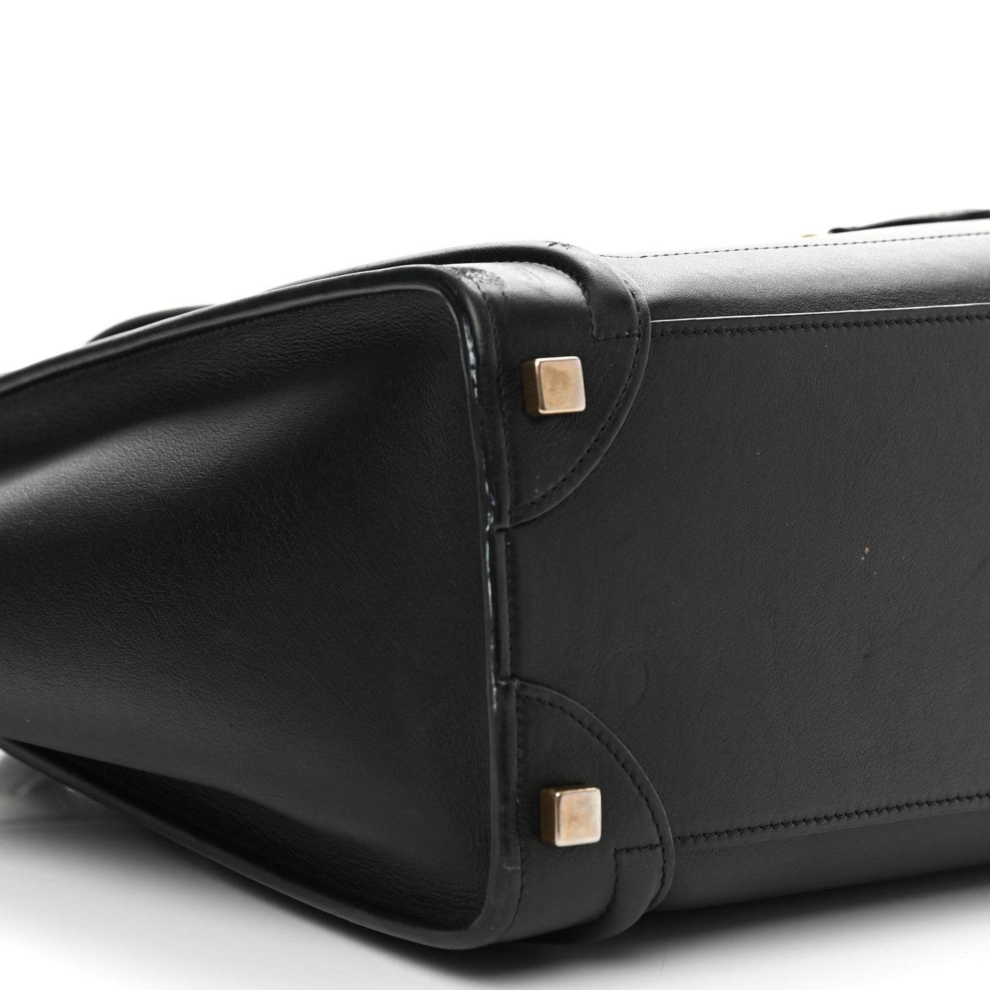 Smooth Calfskin Micro Luggage Black