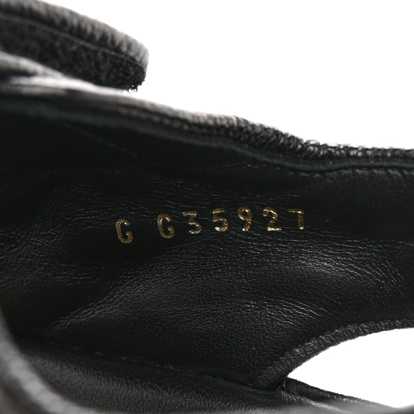 Grained Calfskin Velcro Dad Sandals 38 Black