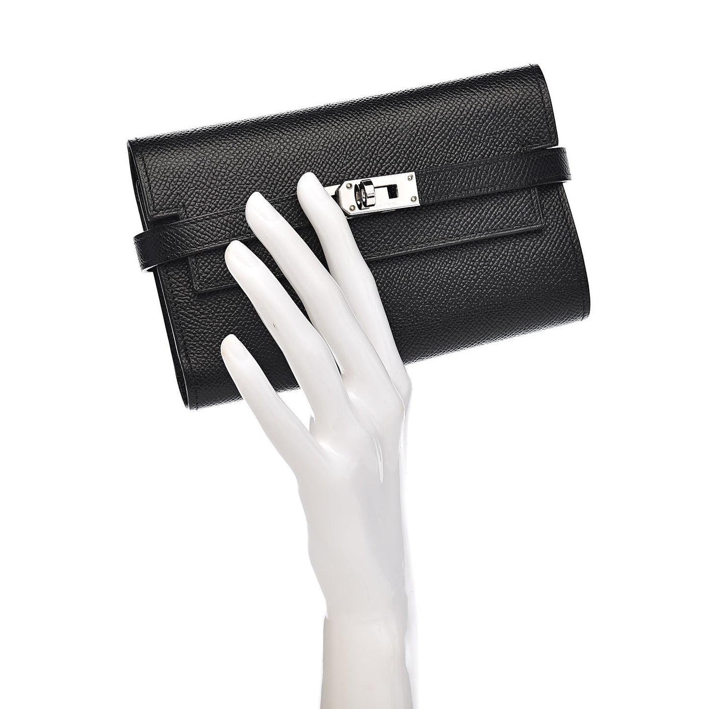 Epsom Medium Kelly Wallet Black