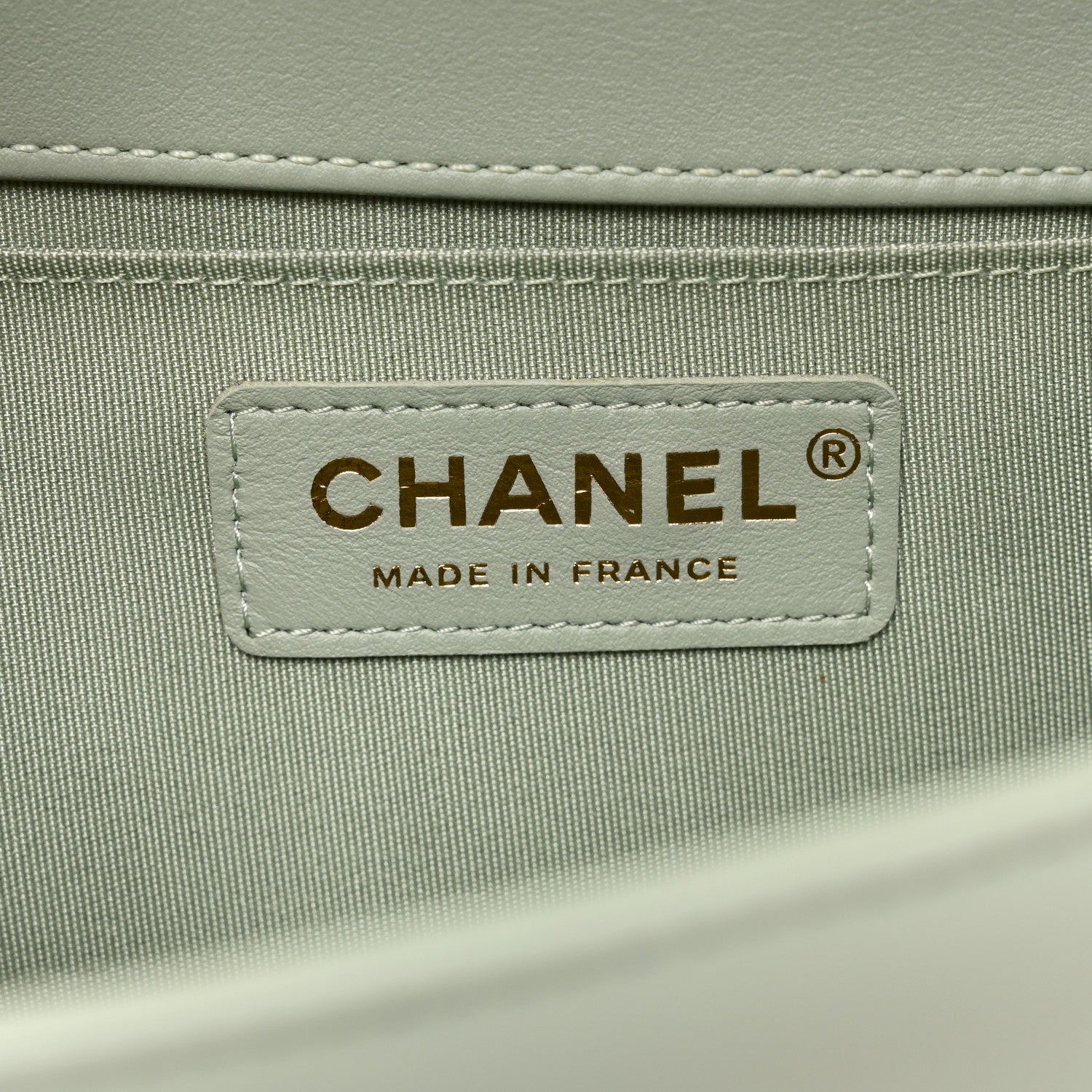 Chanel Calfskin Quilted Medium Boy Flap Light Green 6 of 12